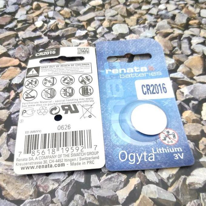 Baterai CR2016 Jam Casio A168WA A168WGA A-168WA A-168WGA Original