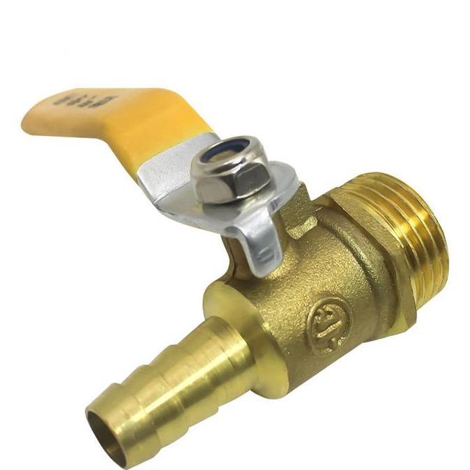 ARTHIONE Stop Kran Gas 1/2 Inch Kran Gas Sata Kran Oven Gas Kran Water Heater Keran Gas Bahan Kuning