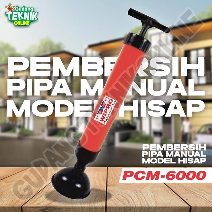 WALMERA Pembersih Pipa Tersumbat WIPRO PCM-6000 / Pipe Drain Cleaner Pembersih Pipa Model Hisap PCM6