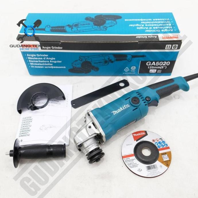 DELLINE Gerinda Tangan MAKITA GA5020 5inch / Angle Grinder 5 inch MAKITA GA 5020 - Mesin Gerinda Tan