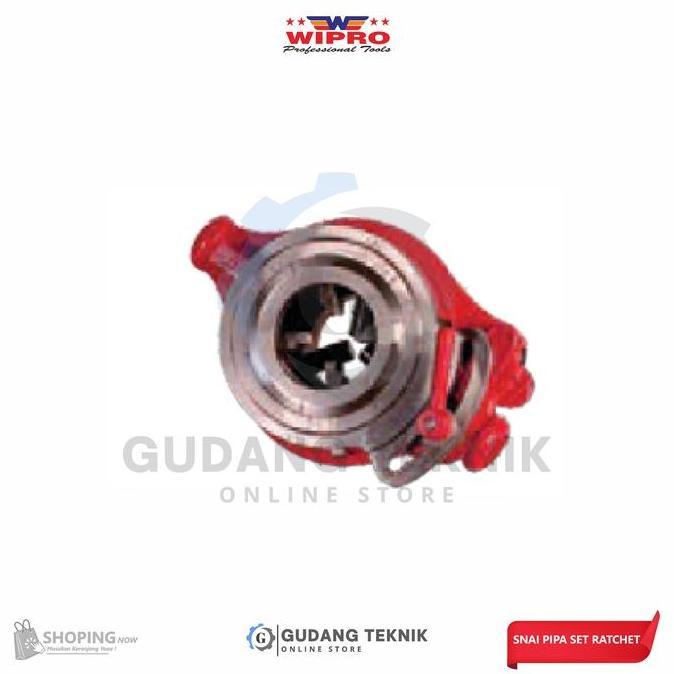 SESARKAL Alat Snai Pipa Set Ratchet 1/2" - 2" WIPRO SP-114/Alat Drat Pipa WIPRO