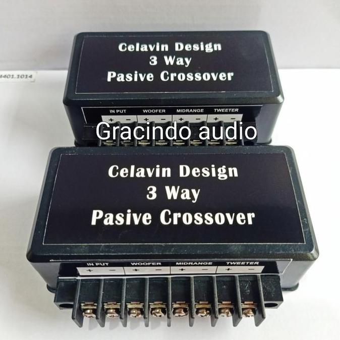 Speaker Midrange Tweeter Celavin Mounting Universal + Crossover 3way
