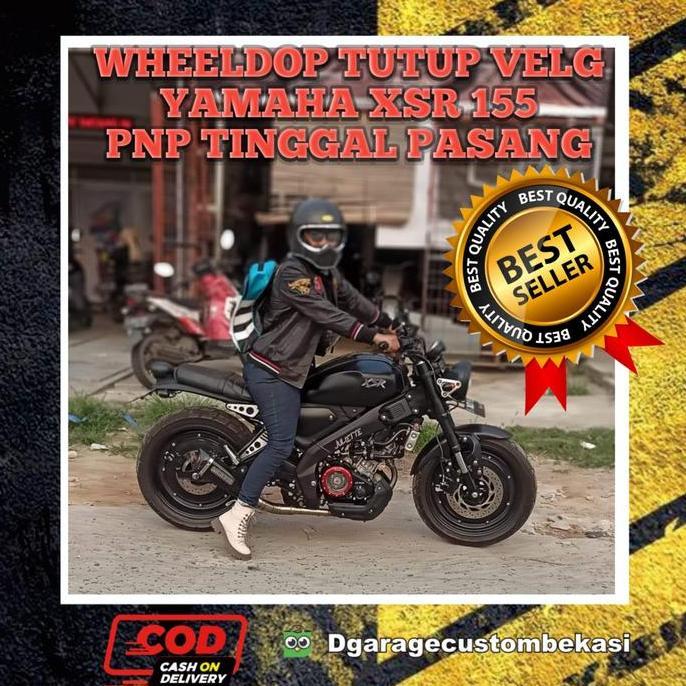 WHEELDOP VELG MOTOR YAMAHA XSR 155 cc Tutup Velg Ring 17 wheldoop