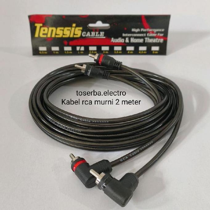 Kabel Audio RCA 2m Tensis rca 2 meter audio mobil dan home audio