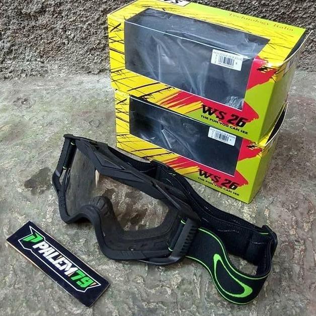 Goggle Trail - Kacamata Cross - Google Helm Bening