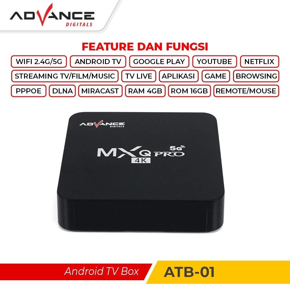 BEST DEALS TV BOX Android ADVANCE ATB-01 Mxq Pro 4K Support Wifi 2+16GB