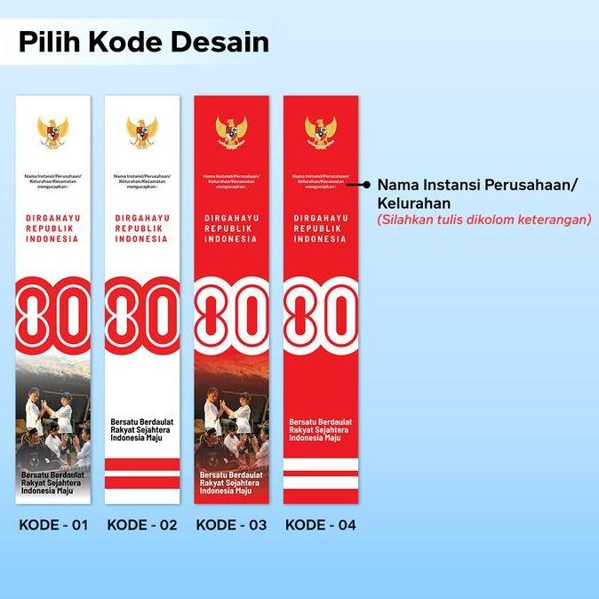 Ready Umbul umbul bendera Hut RI/Spanduk Hut RI/Spanduk Kain/Spanduk 17an