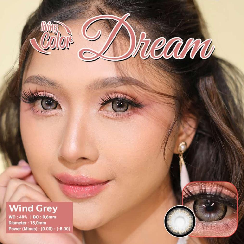 100% Aman Softlens Living Color Dream Normal & Minus (-0.50 S/D -6.00) Irislab Soflen 15 Mm Big Eyes
