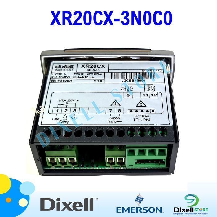 XR20CX DIXELL Digital Thermostat XR20CX-3N0C0, 9-40 Vdc