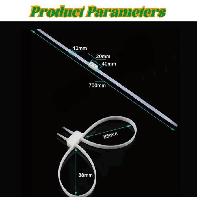 AHROKA 3PCS Borgol Tangan / Borgol Tangan Plastik Sekali Pakai / Borgol Tangan Import / Borgol Plast