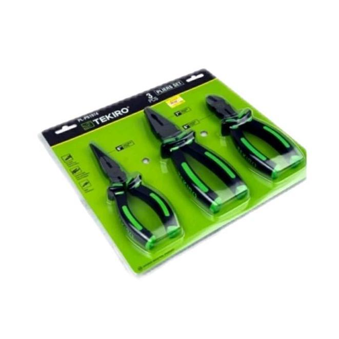 Tekiro Tang Set 3 Pcs Tang Kombinasi Tang Potong Tang Lancip Tekiro