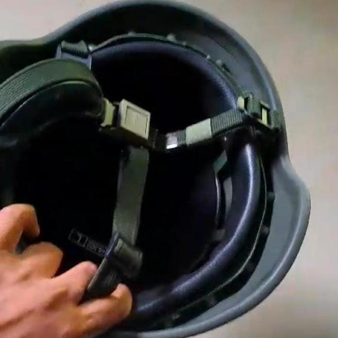 HELM 3 IN 1 ORIGINAL JATAH TNI.HELM PENDIDIKAN 3 IN 1 ASLI JATAH TNI TEG