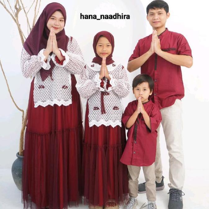 sarimbit keluarga (harga satuan) couple keluarga baju lebaran 2025 baju lebaran terbaru baju couple 