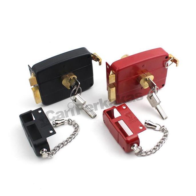 Handiknastujuh - COBRA Kunci Pintu Besi 6683 - Kunci Pintu Gerbang Pagar Otomatis