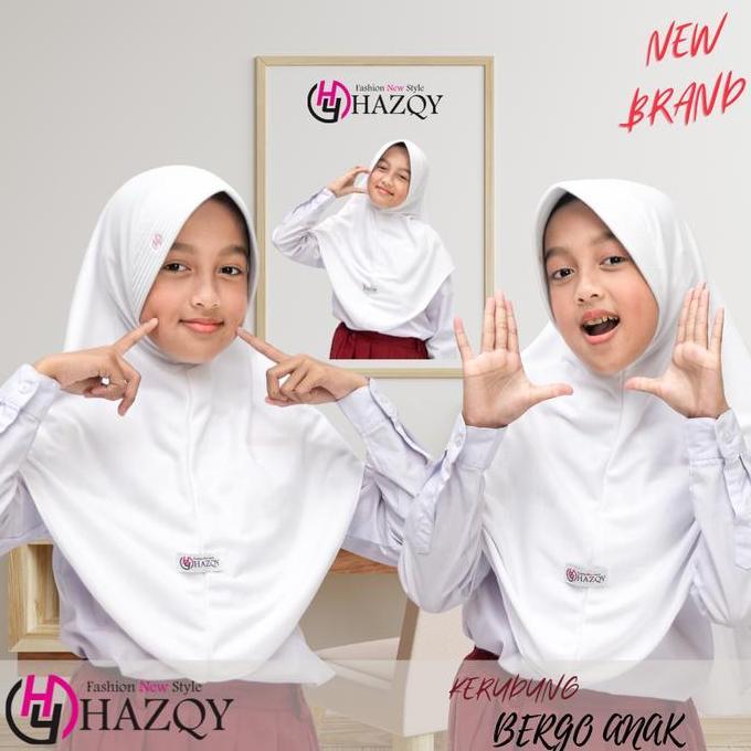 JILBAB BERGO INSTAN KERUDUNG ANAK PEREMPUAN PAUD SD SMP HIJAB BERGO ANAK TERBARU