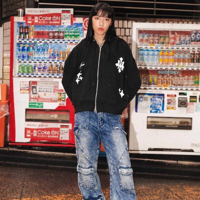 HSCO Oversized Boxy Hoodie Stern
