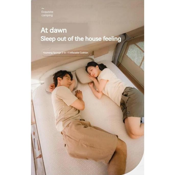 Kasur Angin Naturehike CNH22DZ026 Matras Angin Sleeping Pad Matras Tiup Camping Alas Tidur Tikar Lip