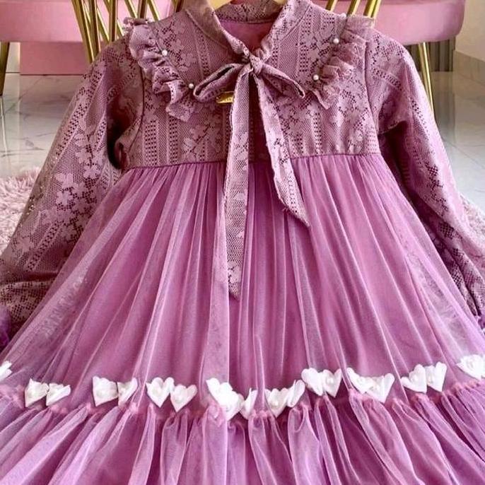 CILA MIDI DRESS BRUKAT COUPLE IBU ANAK DRESS PESTA ANAK GAMIS REMAJA BAJU COUPLE IBU & ANAK COD HANA