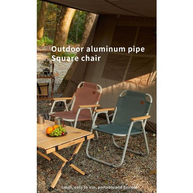 Kursi Lipat Naturehike CNH22JU030 Kursi Camping Estetik Glamping Portable Chair Kursi Mancing Lipat 
