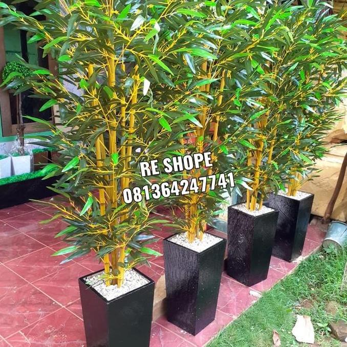 Bunga Plastik/Bunga Artificial/Pohon Bambu hias Plastik