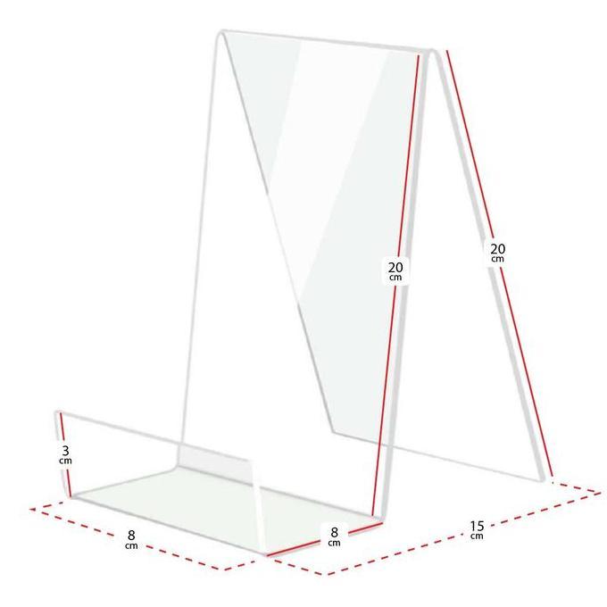 Akrilik display buku//display tablet//display hp uk custom