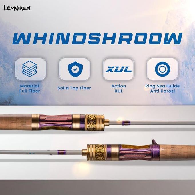 Joran LEMOREN WHINDSHROOW 1.4m UL Travel Rod UltraLight Carbonn JP015