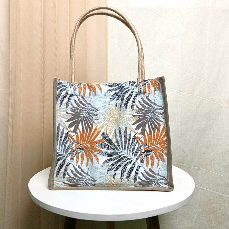 Unik Tas Jinjing Kanvas Tali Sumbu Handbag Kanvas Motif Kecil Tas Tali Sumbu Mini Tas Mukena Tas Tot