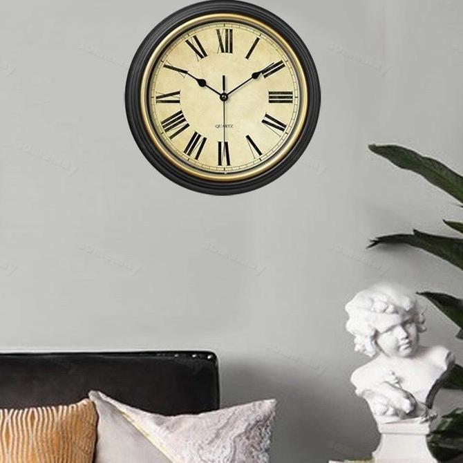 SOMEMAY Jam dinding vintage M48/M49 / Jam dinding aesthetic 30CM/ Jam dinding tempel/ Jam besar/ Jam