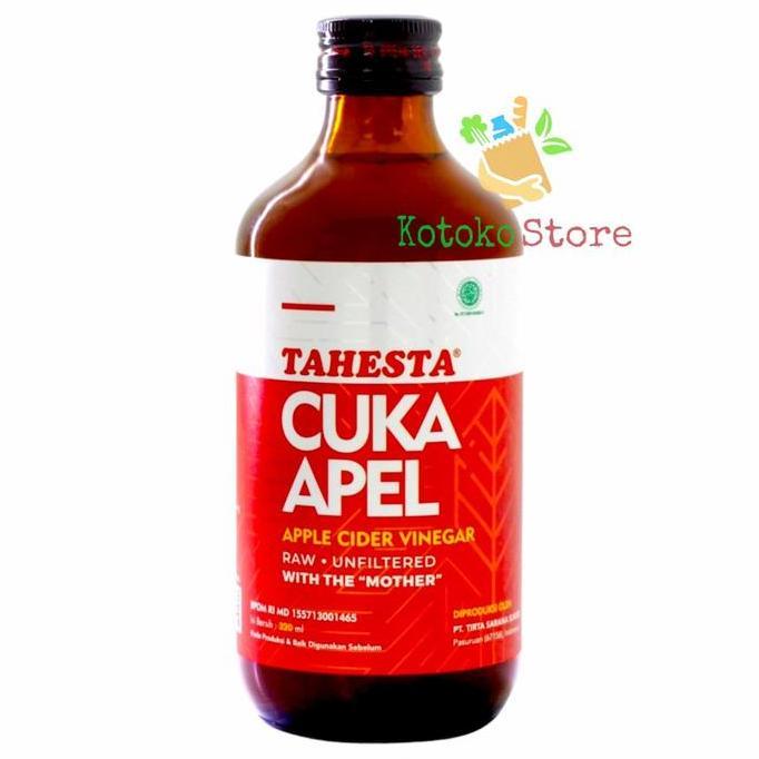 Cuka Apel Tahesta / Cuka Apel Original / Cuka Apel Organik 320ml