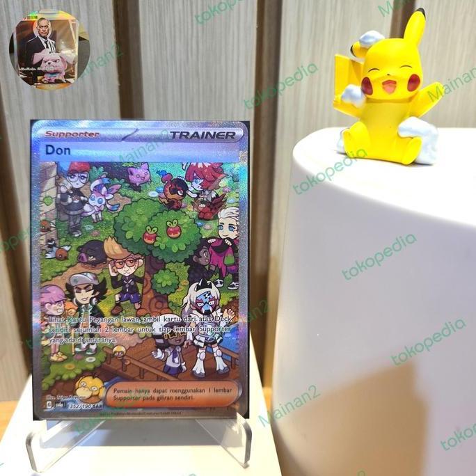 New Don Sar sv4a 352/190 harta berkilau kartu pokemon tcg indo