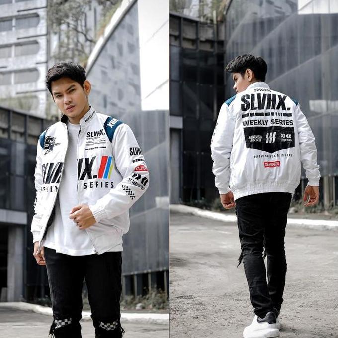 Jaket Nascar Racing Pria - Jaket Sunmori Vintage - Original Salvio Hexia