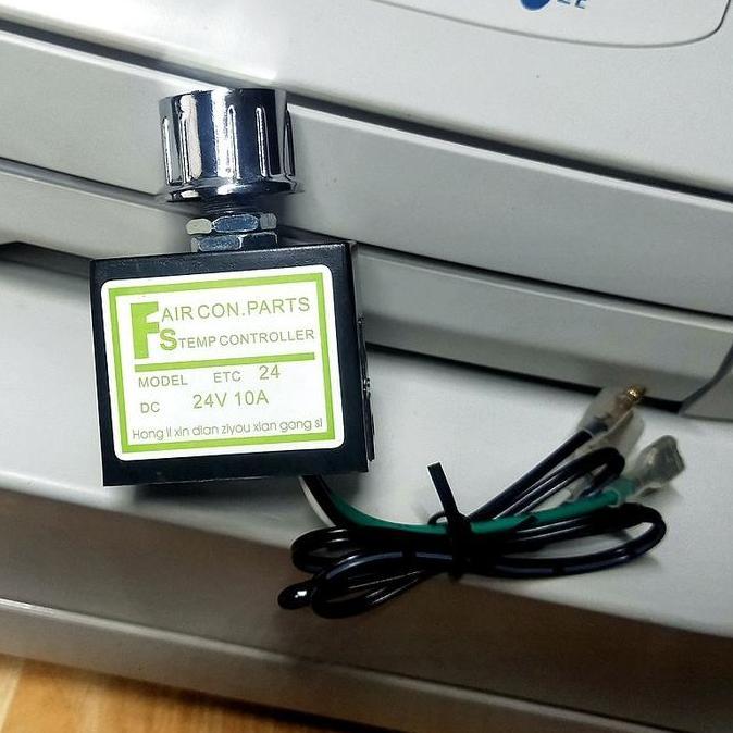 TENNIME Thermostat Elektrik AC Mobil 12 Volt Sensor Suhu Digital Presisi Tinggi & Awet