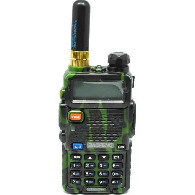 TELENIUM Antena HT Pendek Universal Dual Band SMA F Baofeng Universal Hitam Baofeng Pofung Quansheng