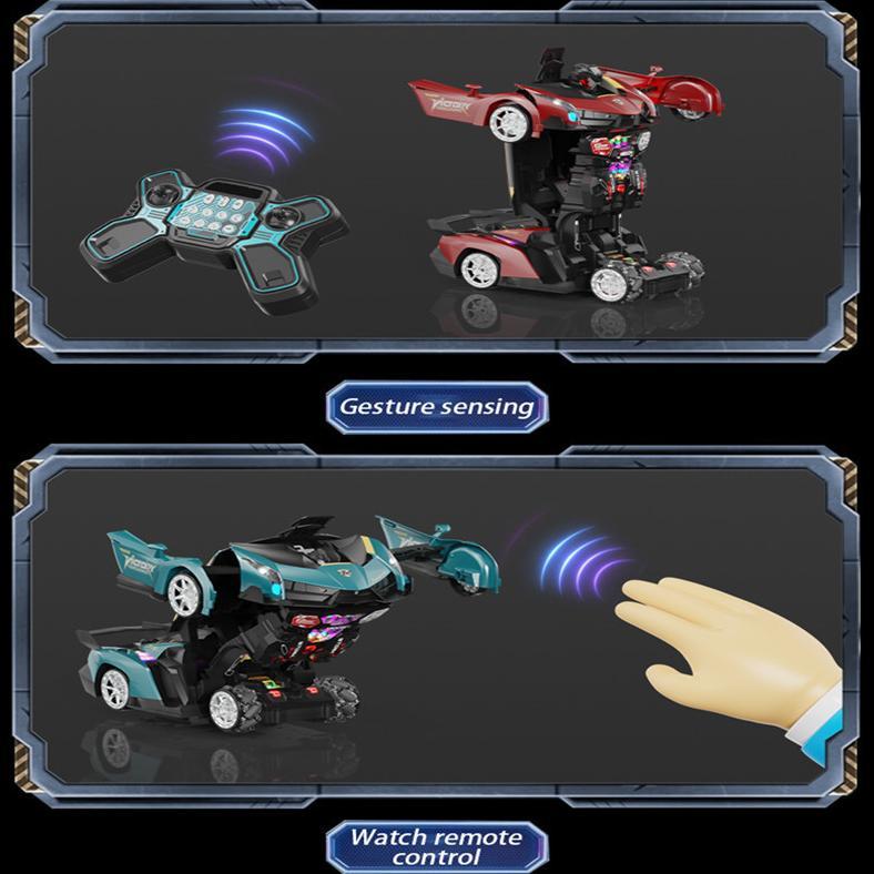 PREMIUM ISABELLA Mainan Mobil Remote Control / RC Mobil Sport Car Robot Transform / Remote Deformati