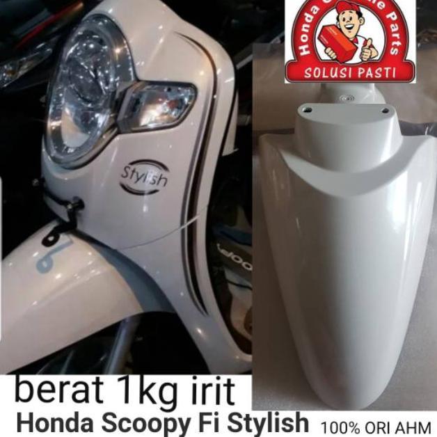 Diskon 61100-K93-N00Zq Spakbor Depan Slebor Depan Scoopy Stylish 2019 Putih Mutiara Ori Honda Ahm