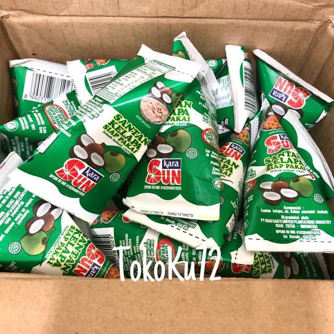 Santan Sun Kara Krucut 65 ml per dus isi 36 pcs