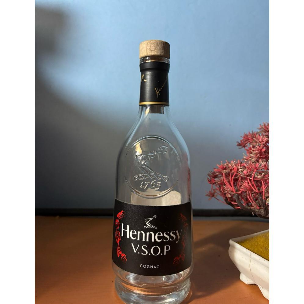 Promo botol bekas minuman keras miras henesy vsop botol only botol import premium botol antik botol 