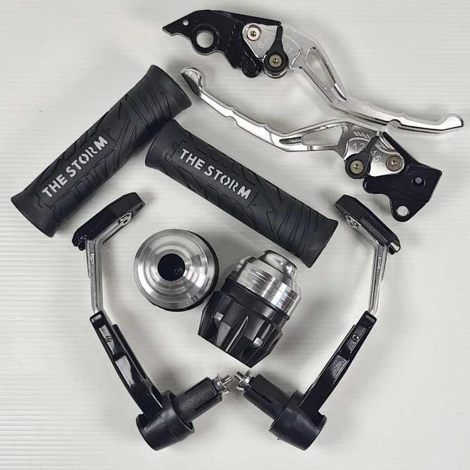 Gr Proguard Robot VARIO 150 NINJA 250 Babet+ Handgrip The Storm + Jalu As Jumbo+ Handle Stelan Cnc M