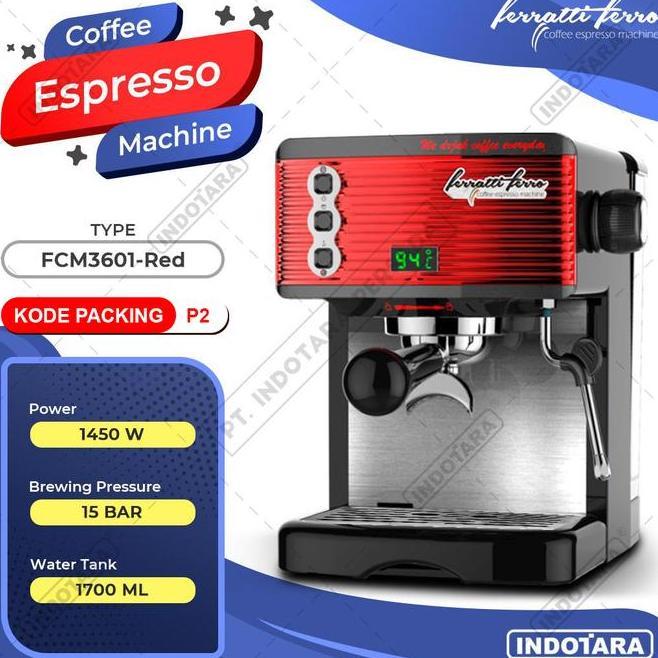 Ferratti Ferro Espresso Machine Fcm3601