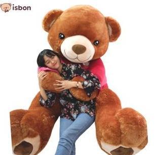 Boneka jumbo teddy bear boneka ukuran 2 meter 2m manusia super besar premium hadiah pacar anniversar