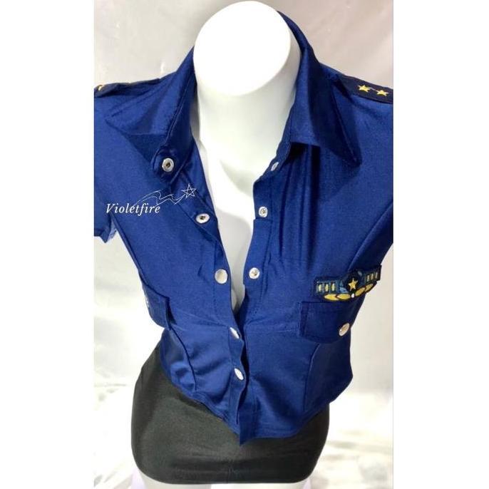 NEW BAJU SERAGAM WANITA COSPLAY LINGERIE SEXY KOSTUM MINI BAG HIP SKIRT A205 ORI