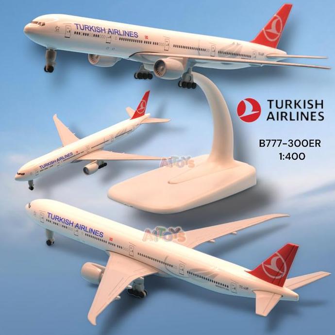 Diecast pesawat 1:200 1:400 Boeing B777 B747 Airbus A380 A350 A320