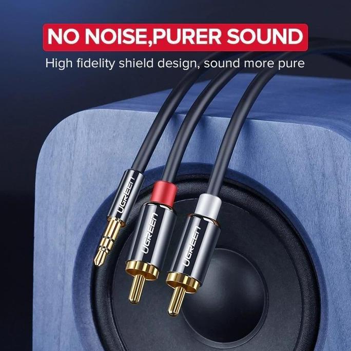 Kabel Audio Rca Merah Putih Baseus Speaker Tv Aux 2 Cabang E36 Cable