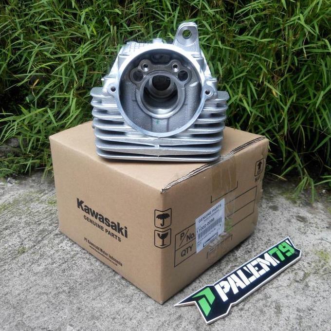 Ready Cylinder Head Ori KLX 150 Dtracker - Original Kawasaki murah
