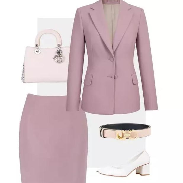 Diskon Set Jas Rok Wanita /Setelan Jas Kerja Wanita /Jas Cewe /Blejer Wanita Formal