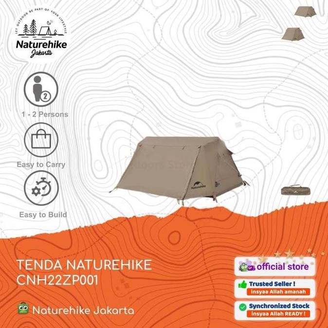HARGA DISC - TENDA AUTOMATIC / OTOMATIS VELBED CAMPING NATUREHIKE CNH22ZP001