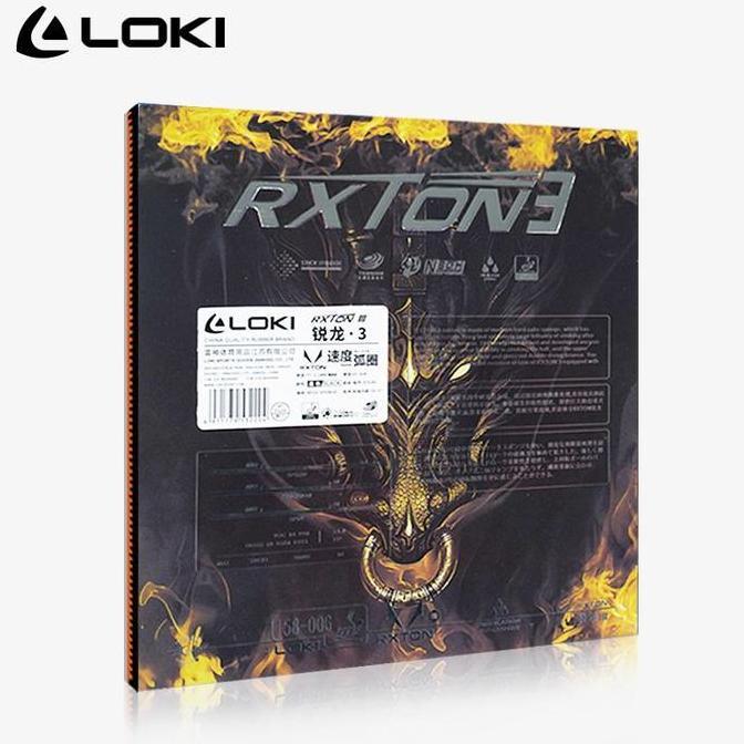 HARGA DISC - Karet Pingpong LOKI RXTON 3 Versi Terbaru / Karet Pingpong Tenis Meja Loki Rxton 3 Orig