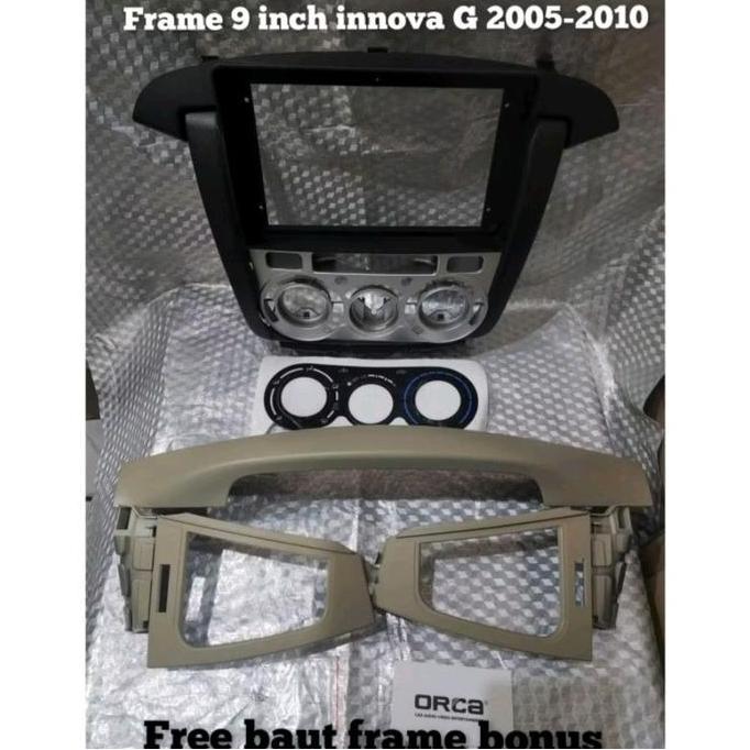 Frame Head Unit Android 9 Inch Mobil Innova 2005-2010