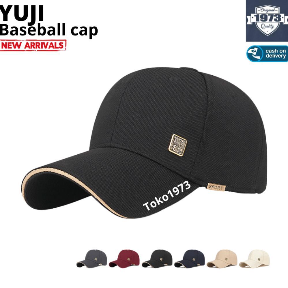 NEW Baseball cap : YUJI - Topi Baseball Topi Pria Topi Wanita [terbaik][terlaris]
