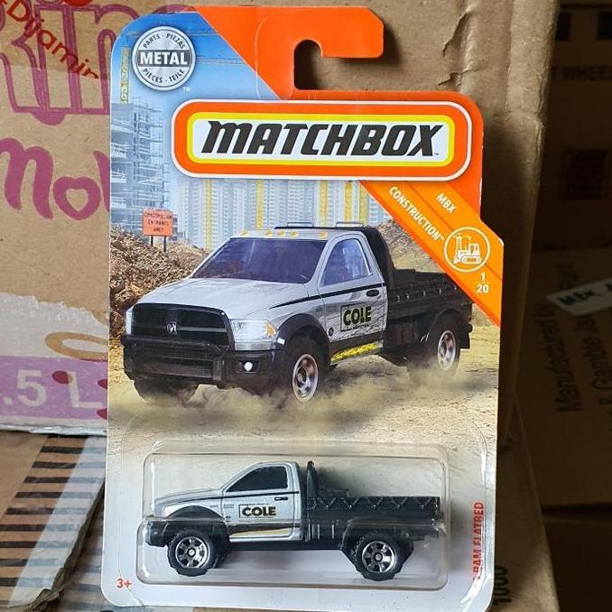 ORIGINAL Matchbox 16 RAM FLATBED SILVER
